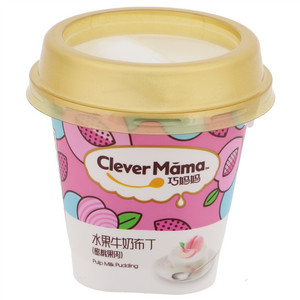 巧妈妈蜜桃牛奶布丁