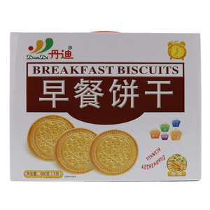 丹迪（DanDi）原味早餐饼干800克（5件）BREAKFAST BISCUITS