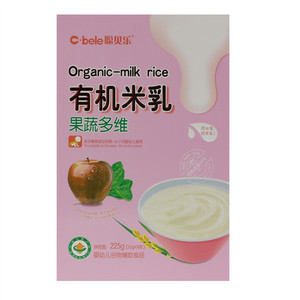 聪贝乐果蔬多维有机米乳