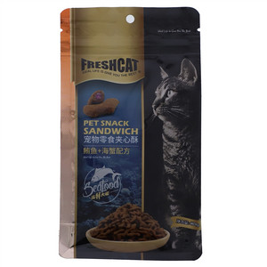 FRESHCAT鲔鱼+海蟹配方宠物零食夹心酥