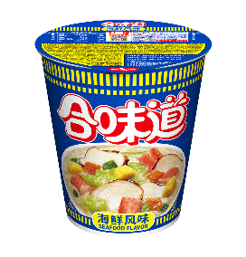 合味道标准杯海鲜风味杯面