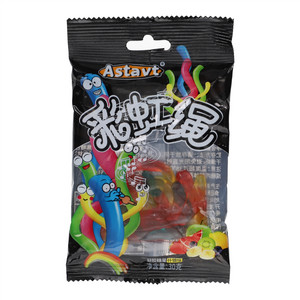 Astavt什锦味彩虹绳橡皮糖