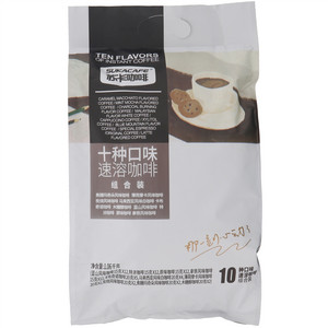 苏卡咖啡十种口味速溶咖啡组合装