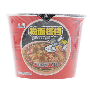 思圆粉面搭档红油爆椒牛肉味