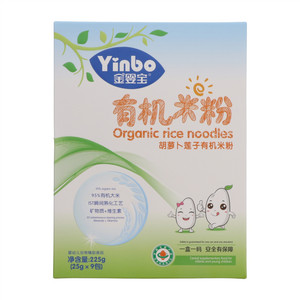 金婴宝胡萝卜莲子有机米粉