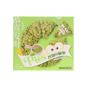 噜啦啦抹茶味谷物脆派