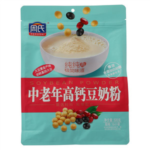 周氏中老年高钙豆奶粉