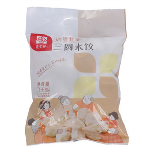 美食林鸡蛋韭菜三圆水饺