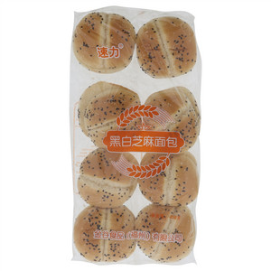 速力黑白芝麻面包