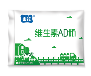 山花维生素AD奶