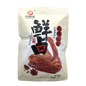 九多肉多香辣味卤鸭锁骨