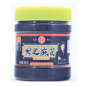 建华100%纯正石磨黑芝麻酱