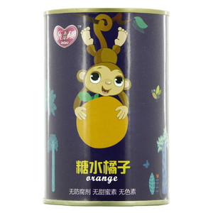 乐桃糖水橘子罐头