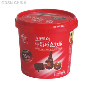 麦芽脆心牛奶巧克力球（桶装）