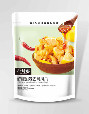 小胡鸭柠檬酸辣去骨凤爪