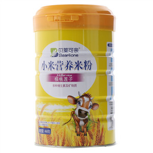 贝莱可亲核桃莲子小米营养米粉