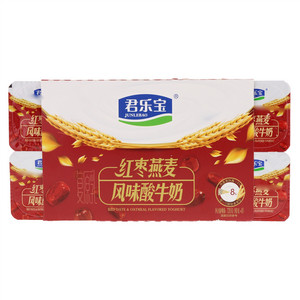 君乐宝红枣燕麦风味酸牛奶