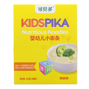 KIDSPIKA可贝多钙铁锌婴幼儿小面条