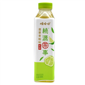 娃哈哈翡翠青柚味桃源茶事翡翠青柚味果味茶饮料