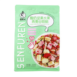 森夫人酸奶坚果水果燕麦谷物脆