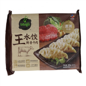 必品阁/bibigo鲜香牛肉王水饺
