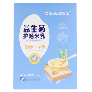 聪贝乐益生菌胡萝卜苹果护畅米乳