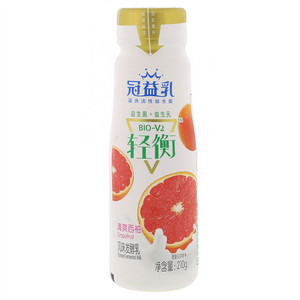 冠益乳轻衡饮用型风味发酵乳西柚口味