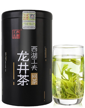 西湖工夫龙井·问茶黑罐