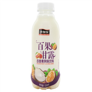 沙加乐百香果风味百果甘露饮料	