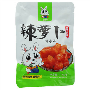 叼嘴兔朝鲜族辣萝卜