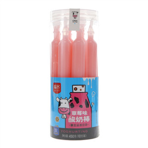 嗑客草莓味酸奶棒