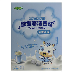新美香高钙益生菌酸奶溶豆豆-原味（添加活性益生菌）-固体饮料