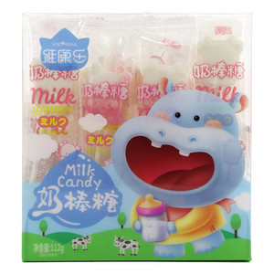 雅康乐鸭子形奶棒糖
