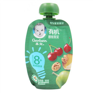雀巢嘉宝有机樱桃梨泥