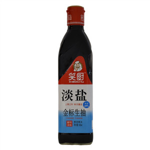 笑厨淡盐金标生抽