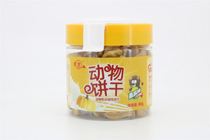 南瓜味动物饼干80g