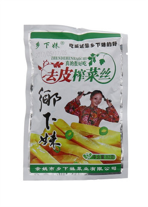 乡下妹去皮榨菜丝82g