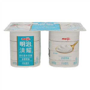 meiji明治清耀清甜原味风味酸乳
