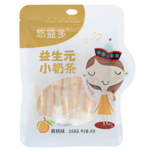 悠益多黄桃味益生元小奶条