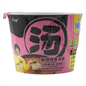 今麦郎酸辣猪骨汤面