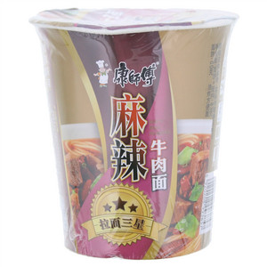 康师傅麻辣牛肉面