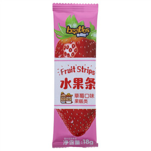 比逗仕草莓口味水果条