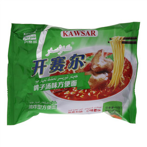 开赛尔鸽子汤味方便面