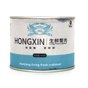 冷藏罐装巴氏杀菌蟹肉