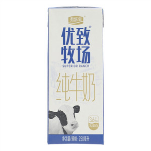 君乐宝优致牧场纯牛奶