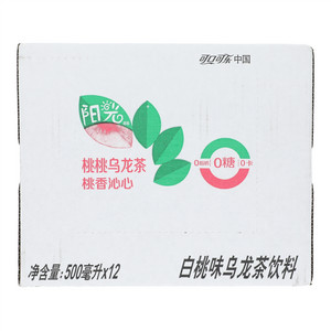 阳光无糖桃桃乌龙茶白桃味乌龙茶饮料
