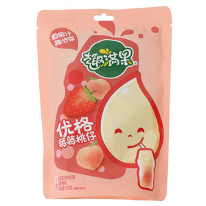 雀巢趣满果优格莓莓桃仔乳酸菌风味软糖