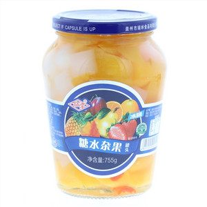 玉石潭糖水杂果罐头