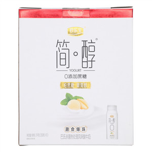 君乐宝简醇巴氏杀菌热处理风味酸牛奶