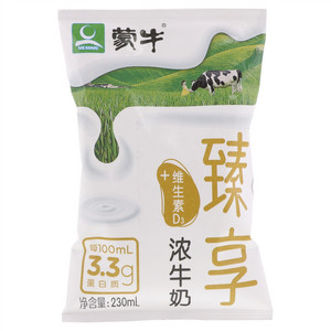 蒙牛臻享浓牛奶